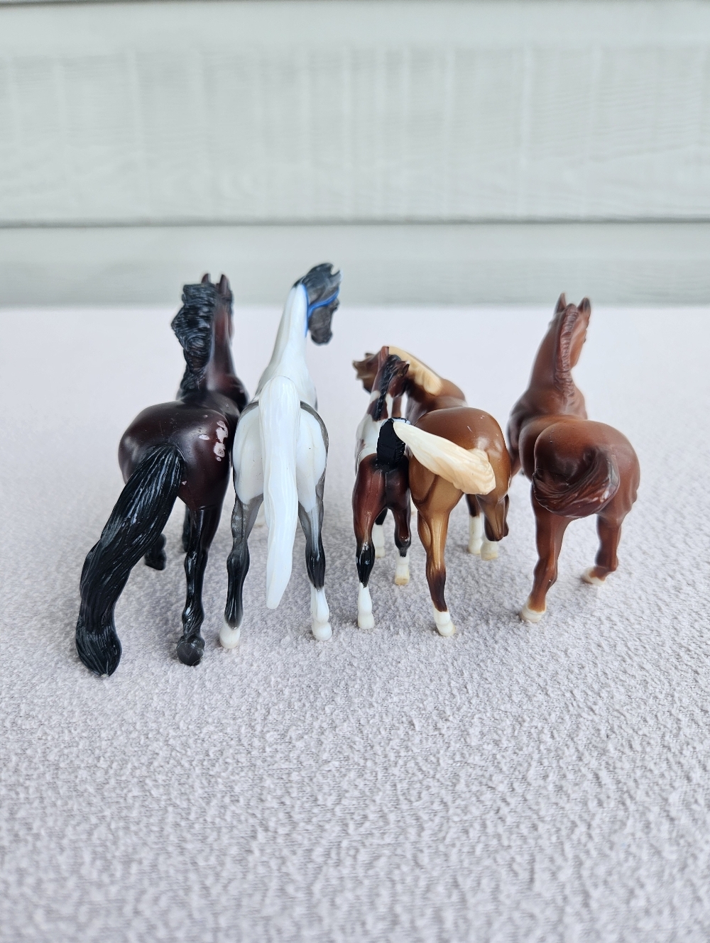 Breyer Reeves Stablemates Horse Figure Set of 5 VTG 1999 Saddlebred Quarter - Picture 14 of 15